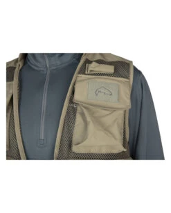 Simms Tributary Vest Tan -Günstiges Eisangeln Tackle Geschäft 13243 276 70r 5