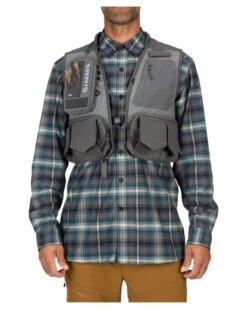 Simms Freestone Vest Pewter -Günstiges Eisangeln Tackle Geschäft 13402 015 30r 3