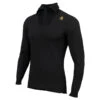 Aclima HotWool 230 Gr. Polo Zip Unisex, Jet Black