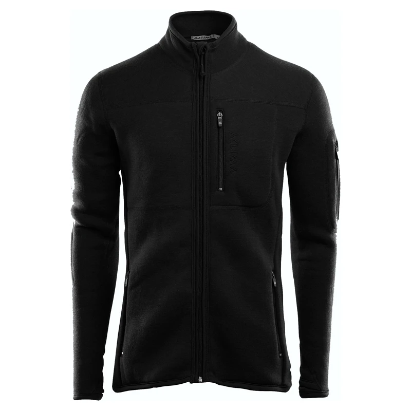 Aclima FleeceWool Jacket M's Jet Black 1 Aclima FleeceWool Jacket M's Jet Black
