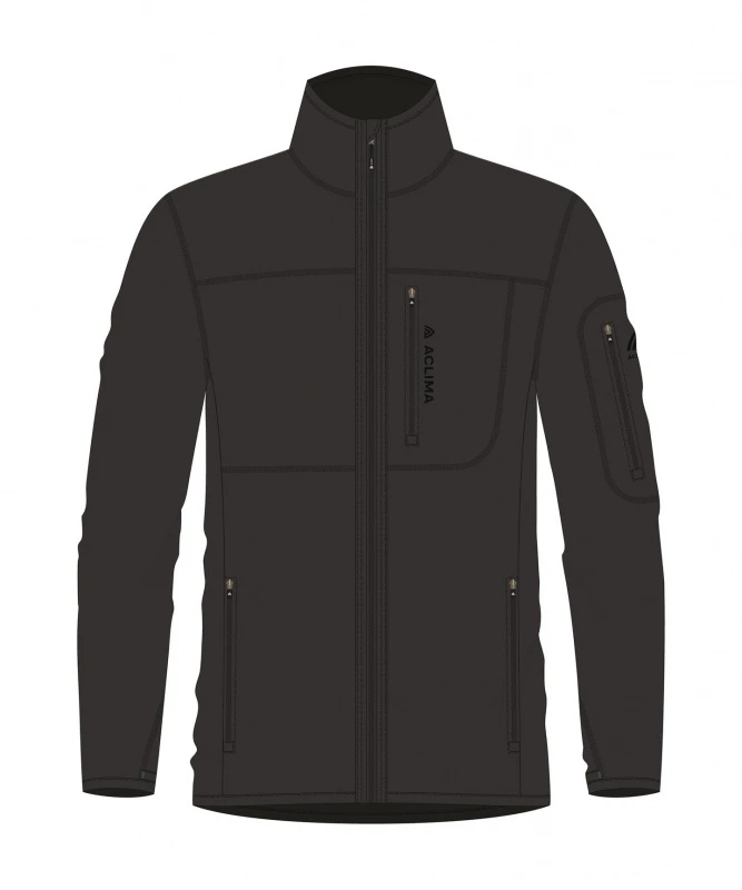 Aclima FleeceWool Jacket M's Jet Black 3 Aclima FleeceWool Jacket M's Jet Black – Bild 3