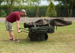 Fox FX Explorer Barrow & Camo Lite Bag Inc 2 Straps & Mesh Bags -Günstiges Eisangeln Tackle Geschäft CTR012 6