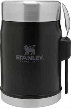 Stanley The Legendary Food Jar + Spork .4L - Matte Black -Günstiges Eisangeln Tackle Geschäft ST1009382005 4